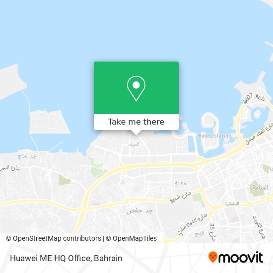 Huawei ME HQ Office map