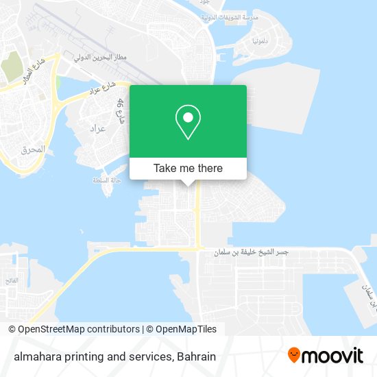 almahara printing and services map