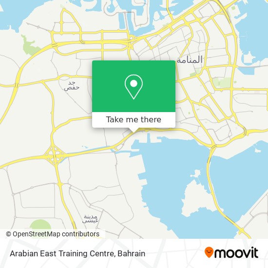Arabian East Training Centre map