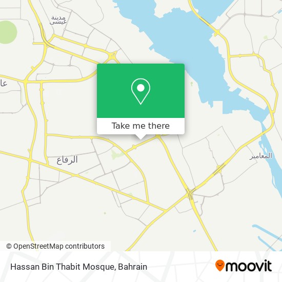 Hassan Bin Thabit Mosque map