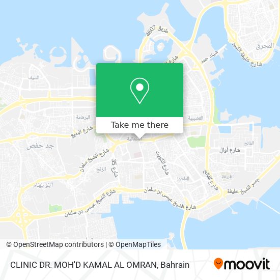 CLINIC DR. MOH'D KAMAL AL OMRAN map