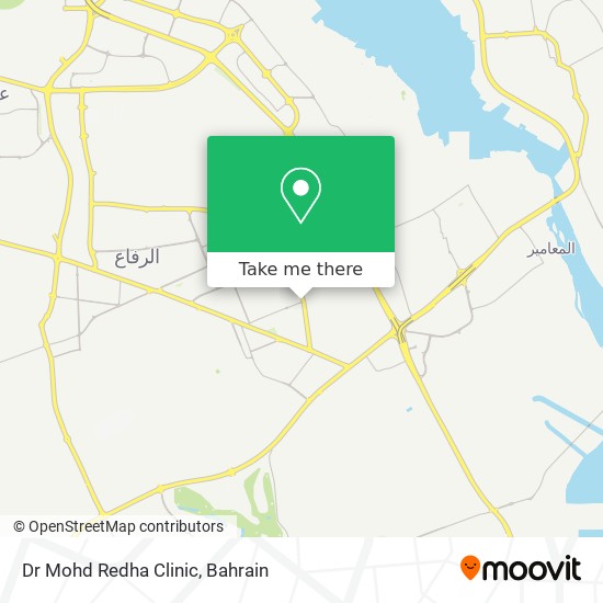 Dr Mohd Redha Clinic map
