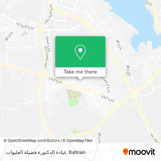 عيادة الدكتورة فضيلة العليوات map