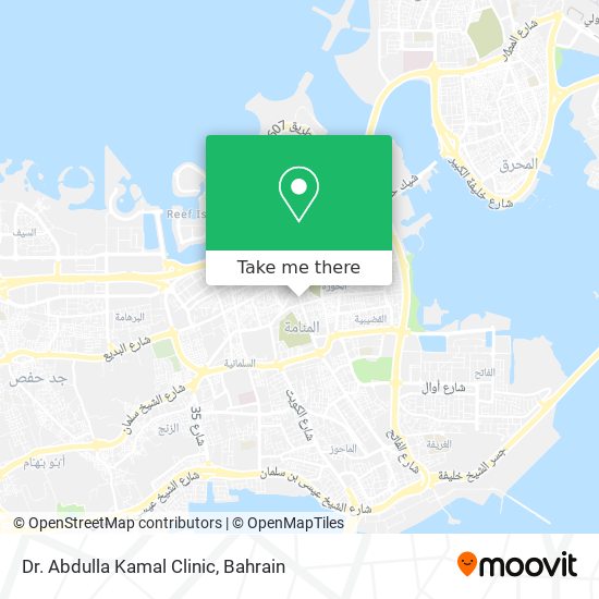 Dr. Abdulla Kamal Clinic map