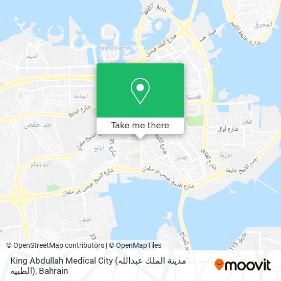 King Abdullah Medical City (مدينة الملك عبدالله الطبيه) map