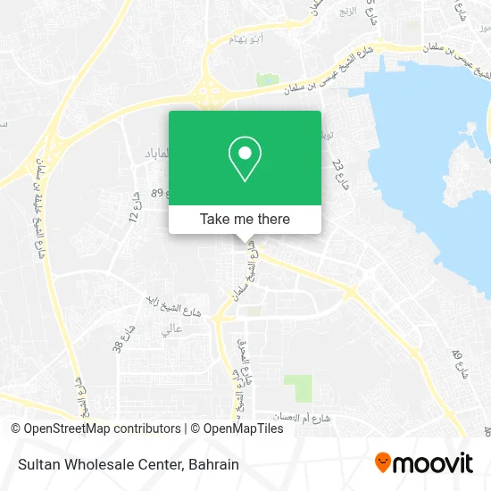 Sultan Wholesale Center map