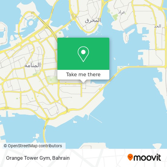 Orange Tower Gym map