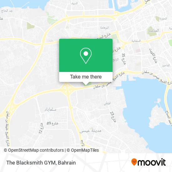 The Blacksmith Gym map