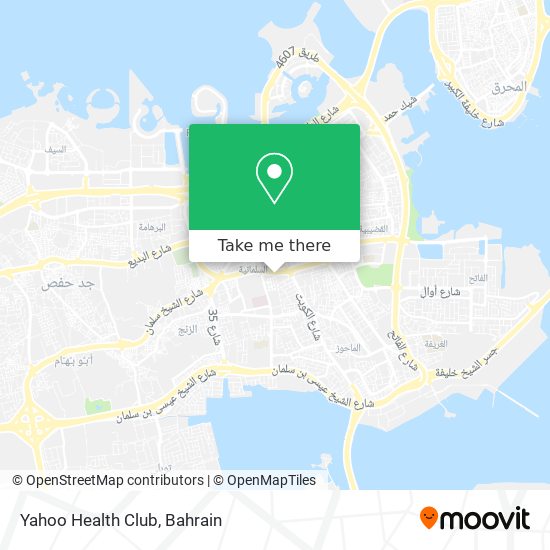 Yahoo Health Club map