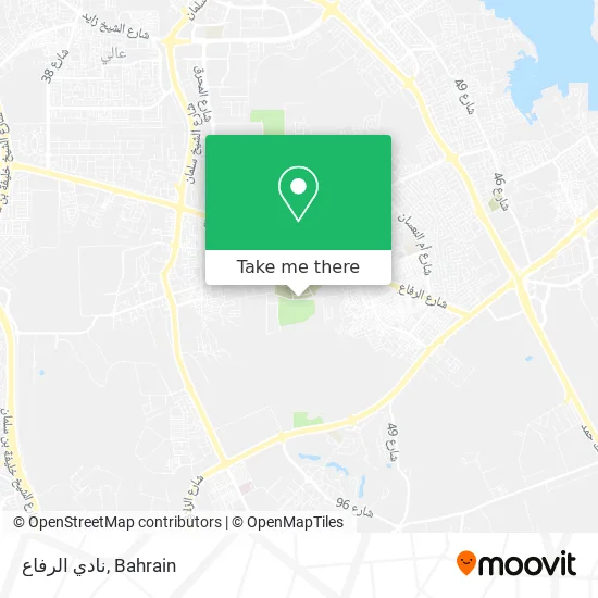 نادي الرفاع map