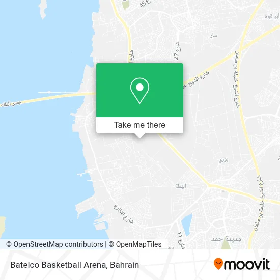 Batelco Basketball Arena map