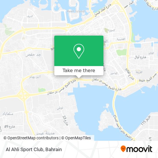 How to get to Al Ahli Sport Club in Manama by Bus?