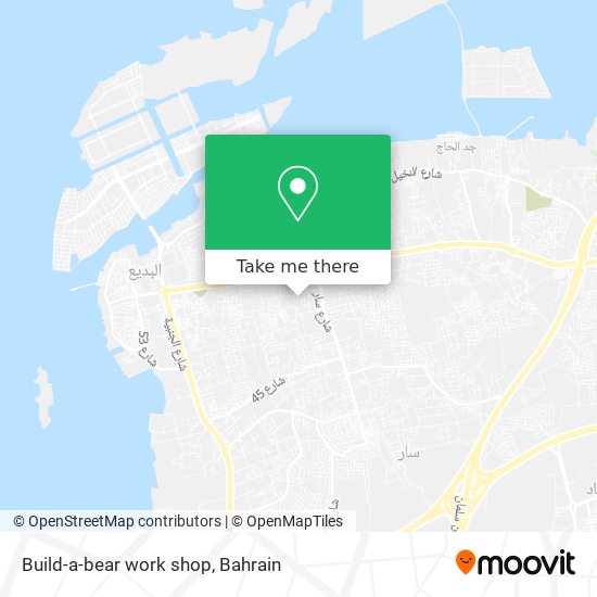 Build-a-bear work shop map