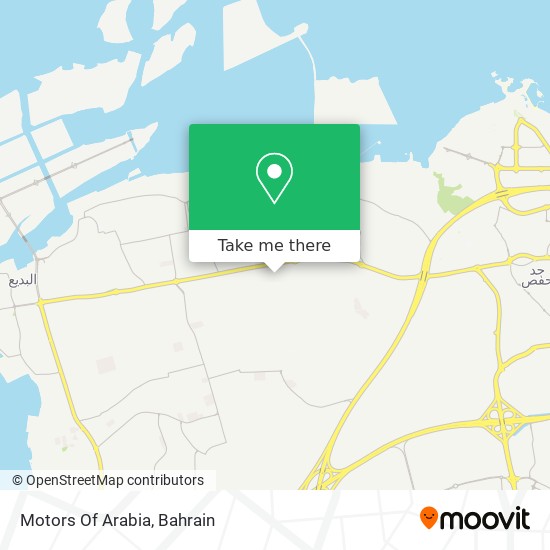 Motors Of Arabia map