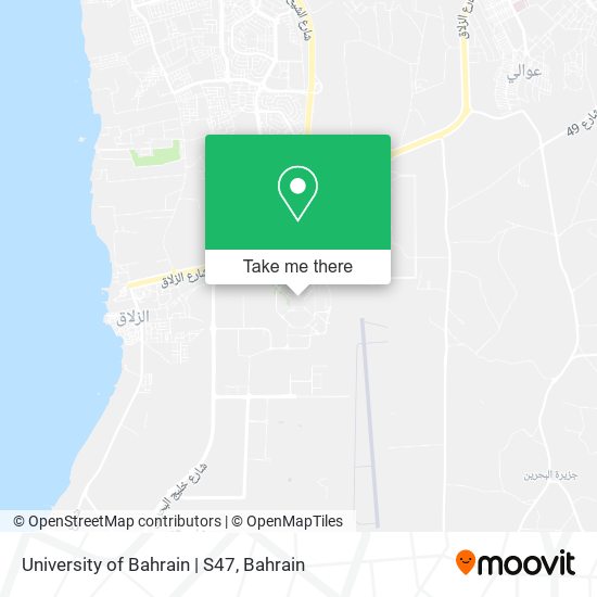 University of Bahrain | S47 map