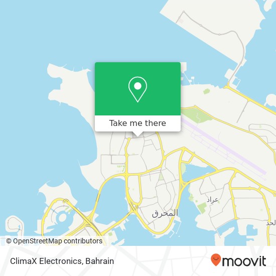 ClimaX Electronics map