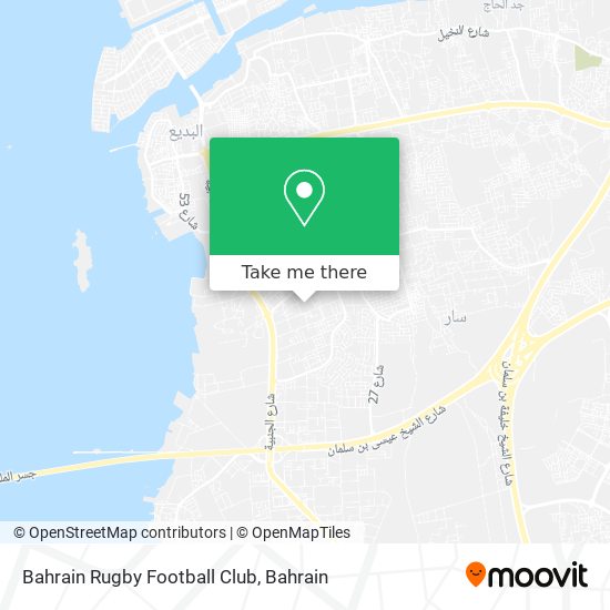 Bahrain Rugby Football Club map