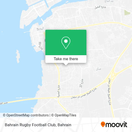 Bahrain Rugby Football Club map