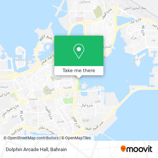 Dolphin Arcade Hall map