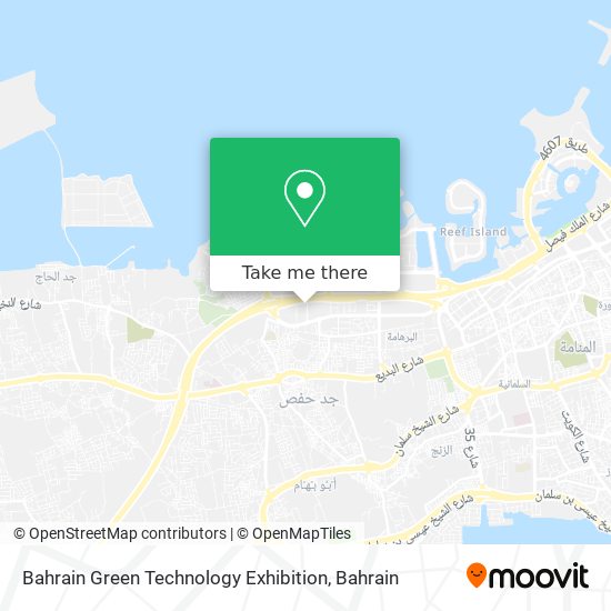 Bahrain Green Technology Exhibition map