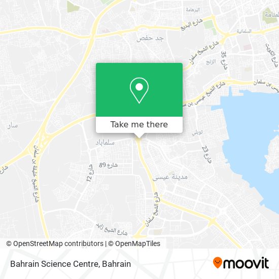 Bahrain Science Centre map