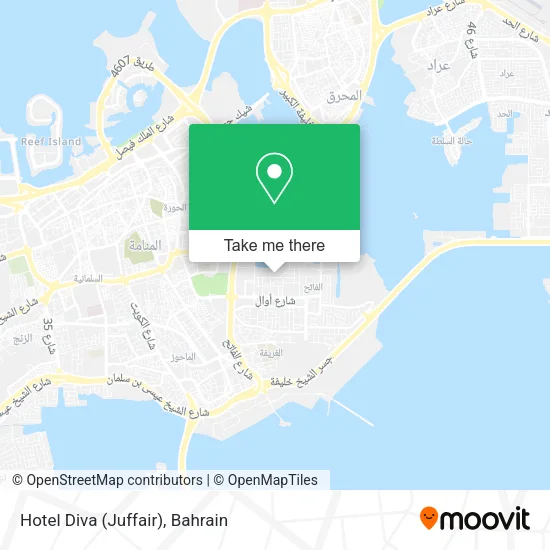 Hotel Diva (Juffair) map