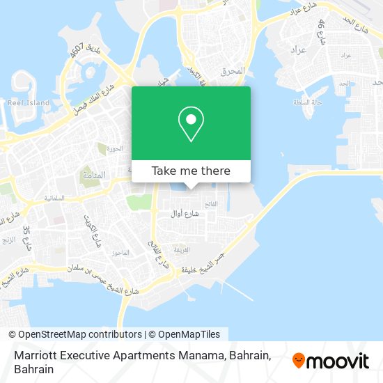 Marriott Executive Apartments Manama, Bahrain map