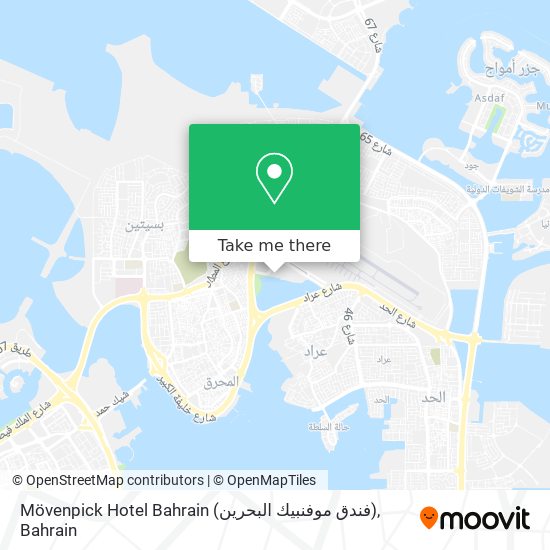 Mövenpick Hotel Bahrain (فندق موفنبيك البحرين) map