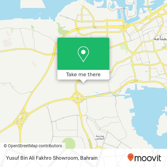 Yusuf Bin Ali Fakhro Showroom map