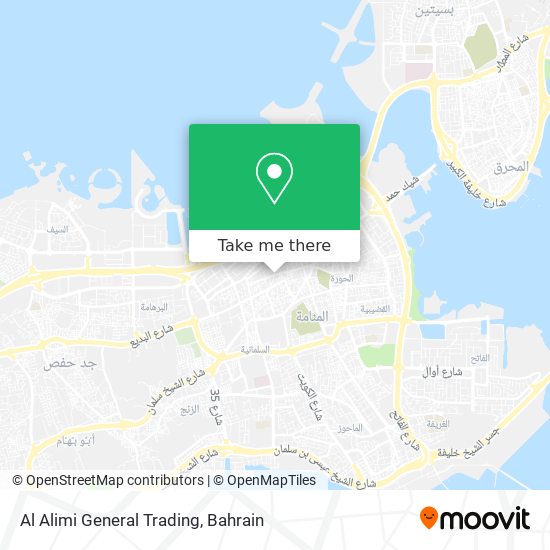Al Alimi General Trading map