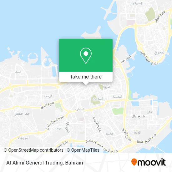 Al Alimi General Trading map