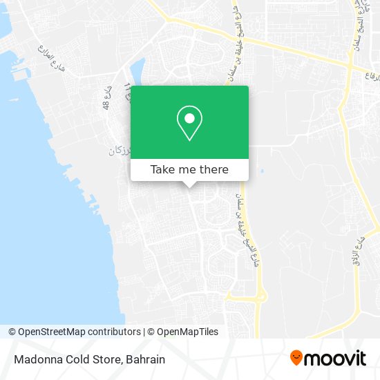 Madonna Cold Store map
