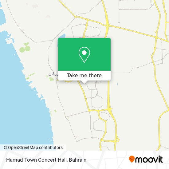 Hamad Town Concert Hall map