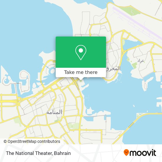 The National Theater map