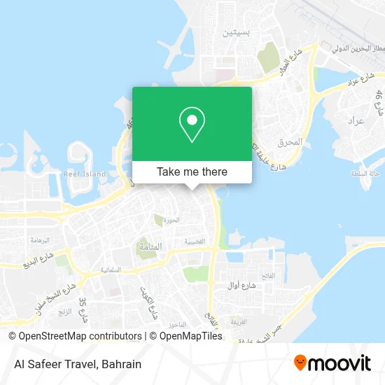 Al Safeer Travel map