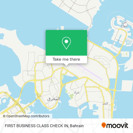FIRST BUSINESS CLASS CHECK IN map