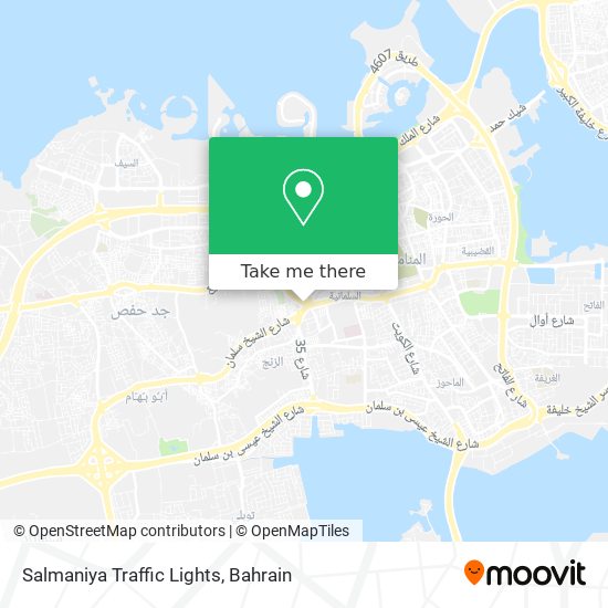 Salmaniya Traffic Lights map