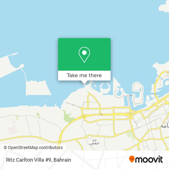 Ritz Carlton Villa #9 map