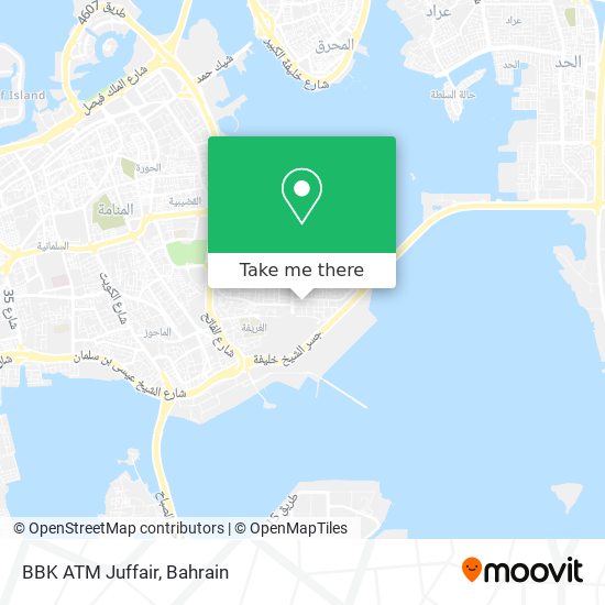 BBK ATM Juffair map