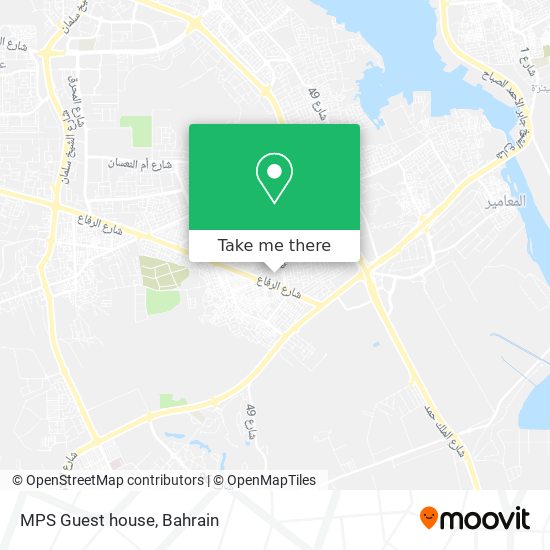 MPS Guest house map