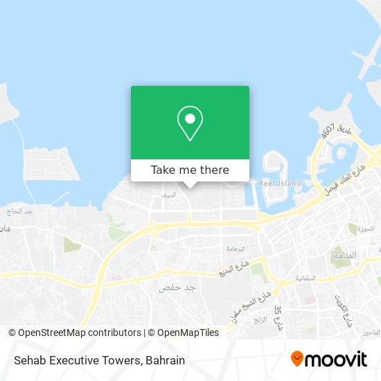 Sehab Executive Towers map
