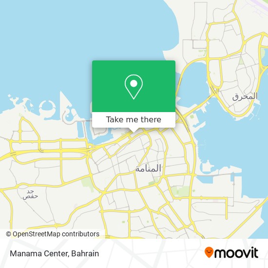Manama Center map