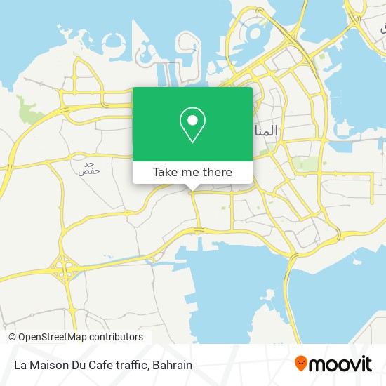 La Maison Du Cafe traffic map