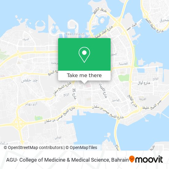 AGU-   College of Medicine & Medical Science map