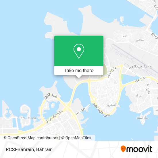 RCSI-Bahrain map