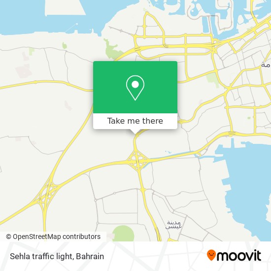 Sehla traffic light map