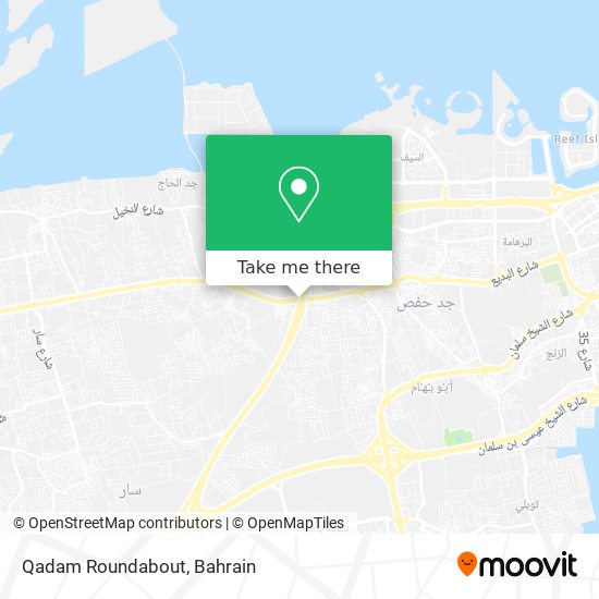 Qadam Roundabout map