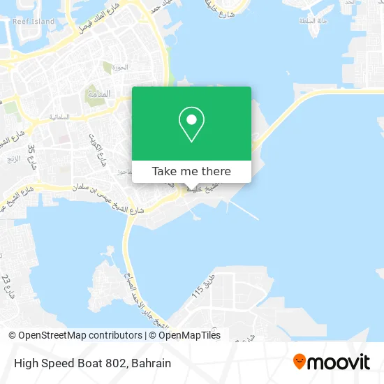 High Speed Boat 802 map