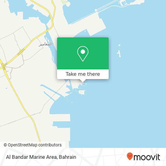 Al Bandar Marine Area map