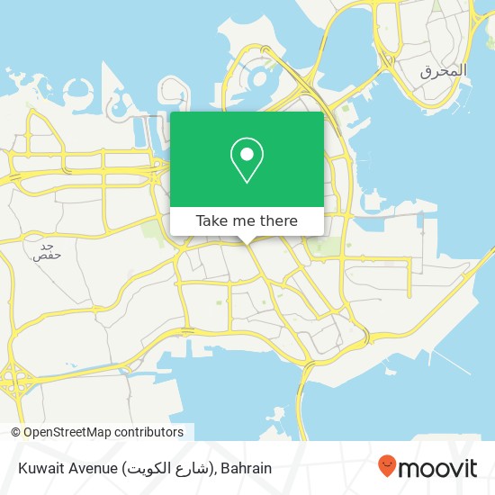 Kuwait Avenue (شارع الكويت) map